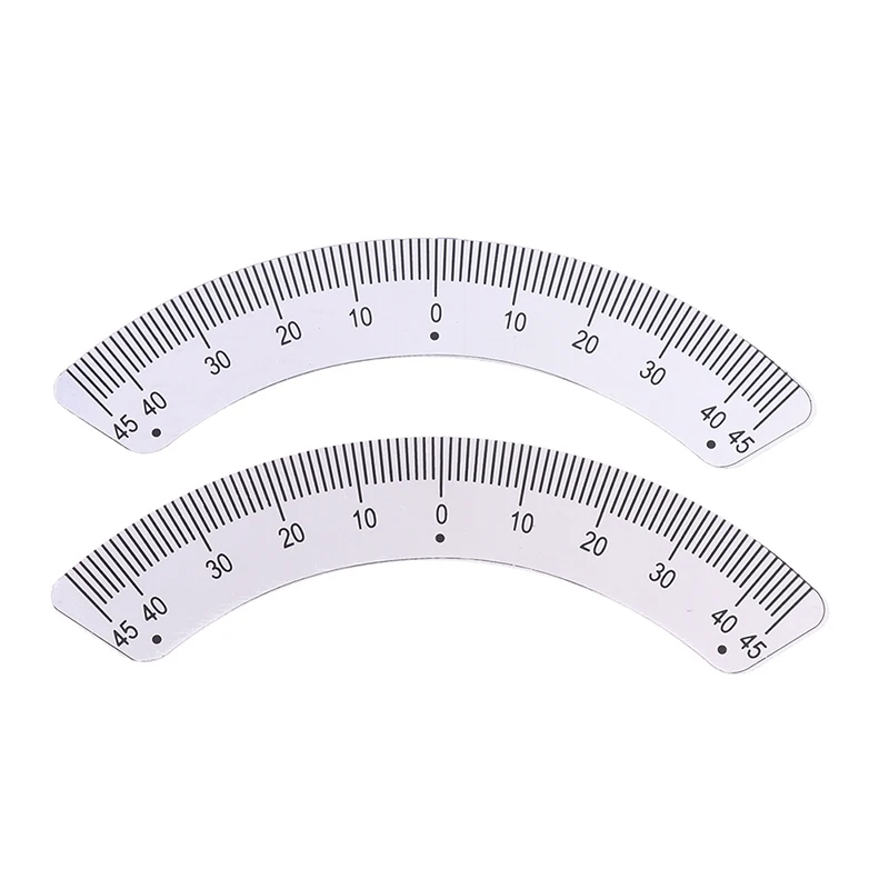 1pc Protractors Milling Machine Part - Angle Plate Scale Ruler 45 Degree Angle Arc Measuring Gauging Tools Caliper