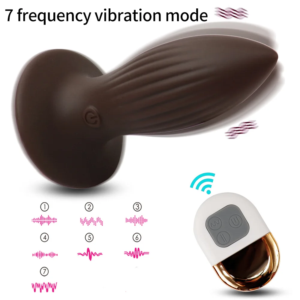 Vibromasseur anal pour femmes, masseur de prostate, télécommande sans fil, gode, vibromasseur anal_voghion.com