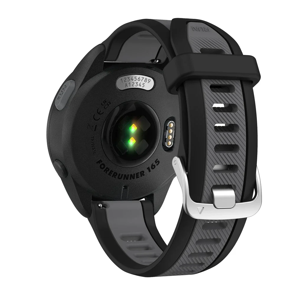 20mm Schnellverschluss Silikonarmband für Garmin Forerunner 165 Music Band für Garmin Vivoactive 3 5 Venu SQ 2 Armband Uhrenarmbänder – Detail 15