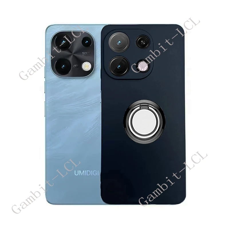 Universal 6.8-inch Shockproof Phone Case with Back Ring Holder