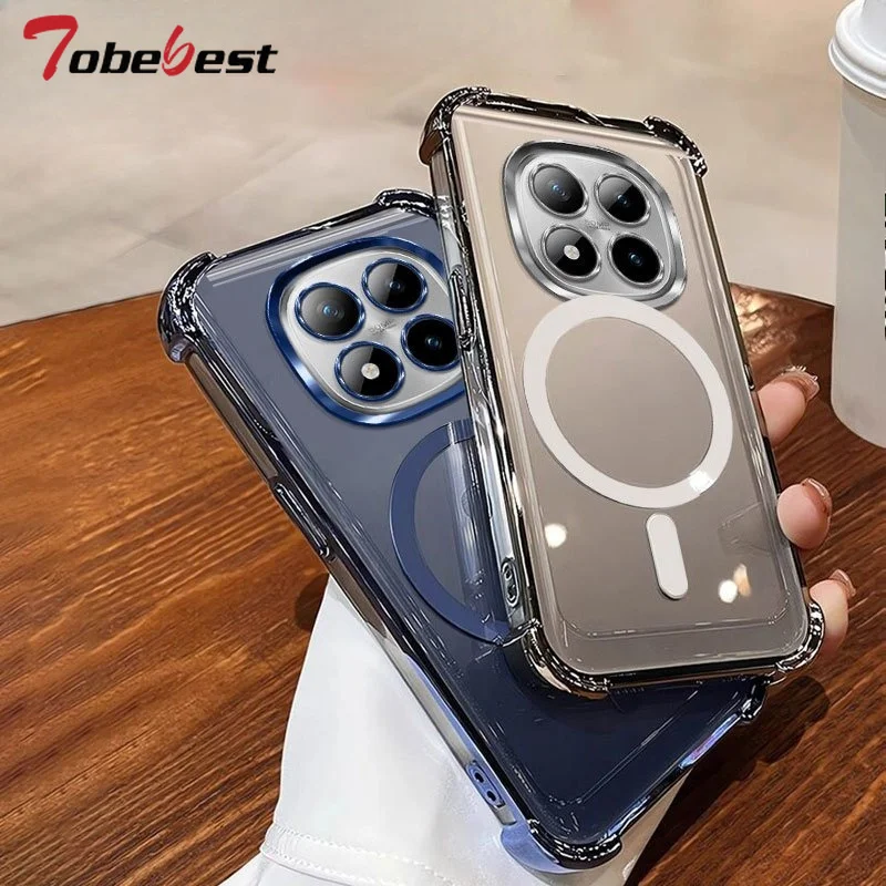 Magnetic Wireless Charging Shockproof Silicone Cover with Magsafe Compatibility