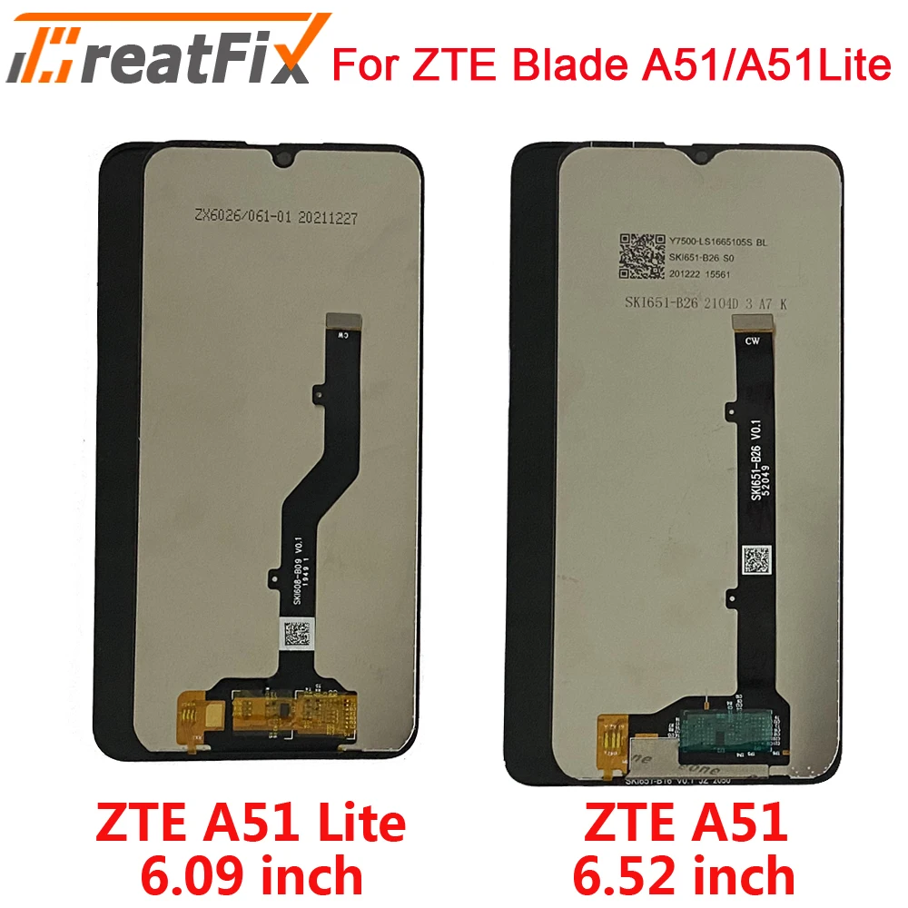 

Tested LCD Display For ZTE Blade A51 LCD Display Screen Replace Display Touch Screen Digitizer ZTE Blade A51 Lite LCD Sensor