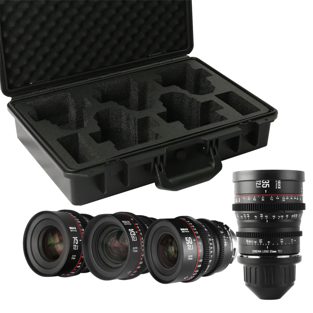 Meike Prime Super 35 Frame Series (2-4)* Cine Lens Kit+Cine Lens