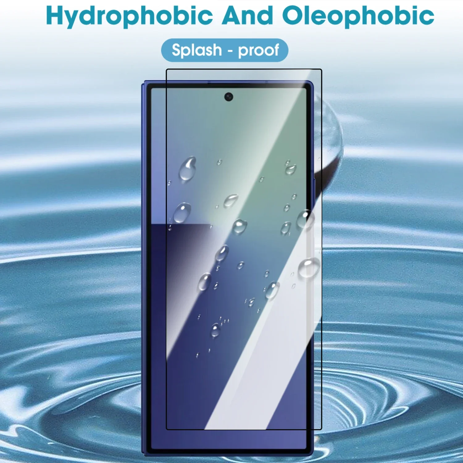 Dust-Free Easy Installation Screen Protector - TriFold Protective Tempered Glass Film Cover