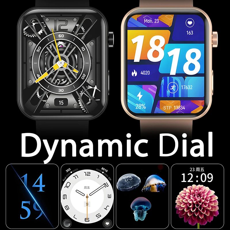 Have a Camera Smart Watch Women Music Video Player Heart Rate 1.91 inch HD Screen 100+ Sports Watches Bluetooth Call Smartwatch