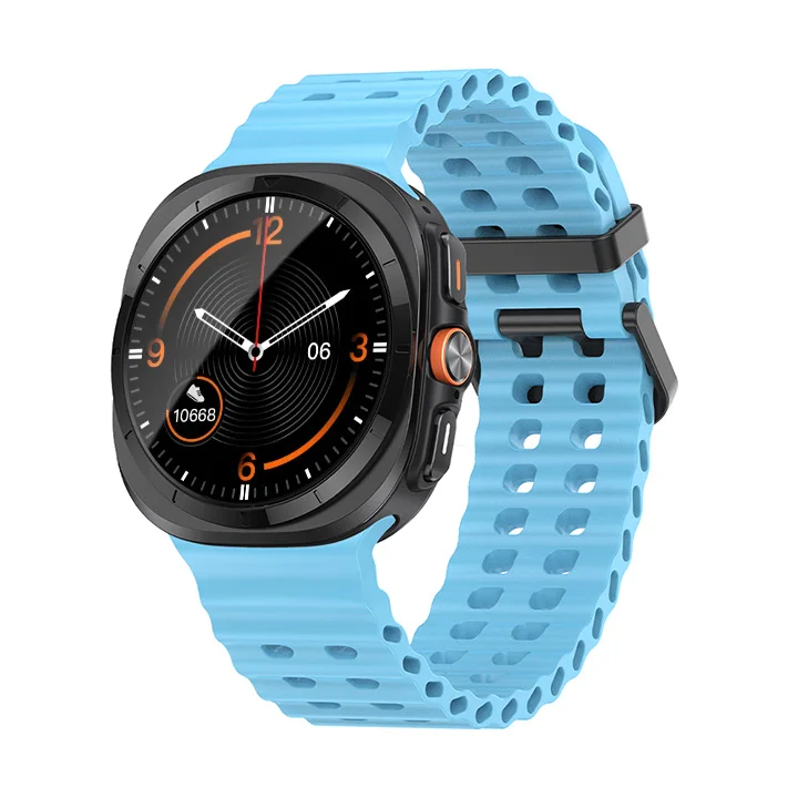 Silicone Breathable Marine Strap Wristband Bracelet