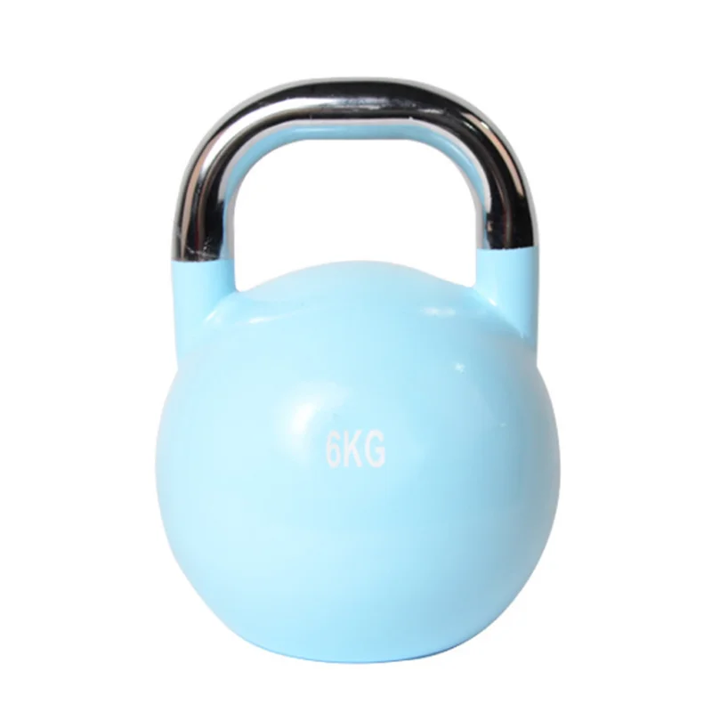 Kettlebell Da Competizione Con Rivestimento Colorato Kettlebell Set Handgrip Dumbbell 4-36Kg Kettlebell Set Pesi Kettlebell