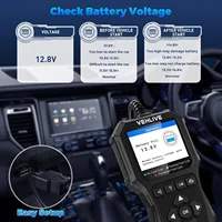 VEHLIVE OBD2 Scanner Automotive Diagnostic Tools Car Freeze Frame OBD Scanner Fault Code Reader And Eraser MOT Readiness Test - Image 3
