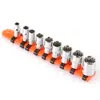 3/8 Inch Drive 6-14mm Socket Set Accessories 12-Tooth Chrome Vanadium Steel For Electric Wrench Pneumatic Wrench Socket Wrench 3