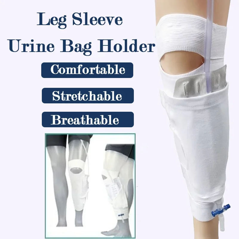 Urine Collection Bag Leg Sleeve Urine Bag Holder Washable Breathable