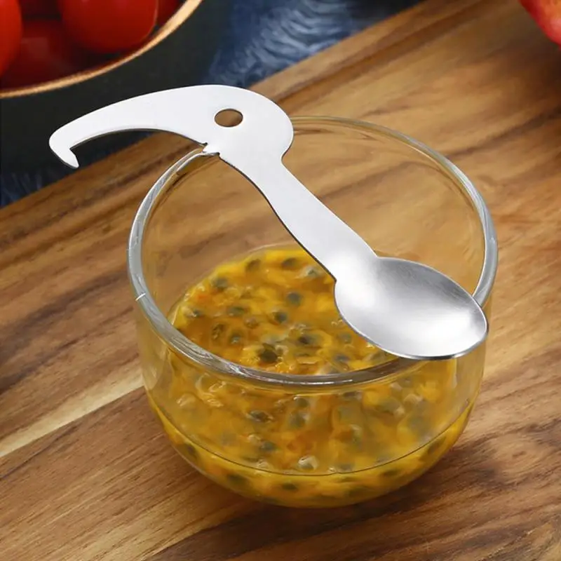 1PC Passion Fruit Opener Stainless Steel Shell Opener Shell Remover Avocado Fruit Artifact Spoon Kitchen Gadgets