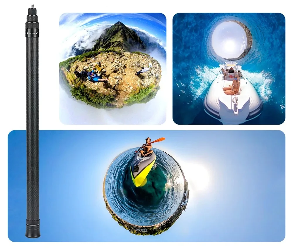 Description Picture 3 of itemSelfie Stick for Insta360 X4 X3 One X2 Bullet Time Rotating Handle Tripod Insta 360 Aluminium Alloy Selfie Stick Accessories