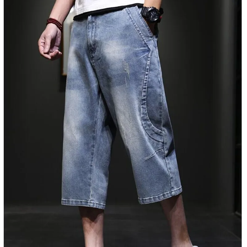 Jeans Pria Celana Pendek Kargo Capri 