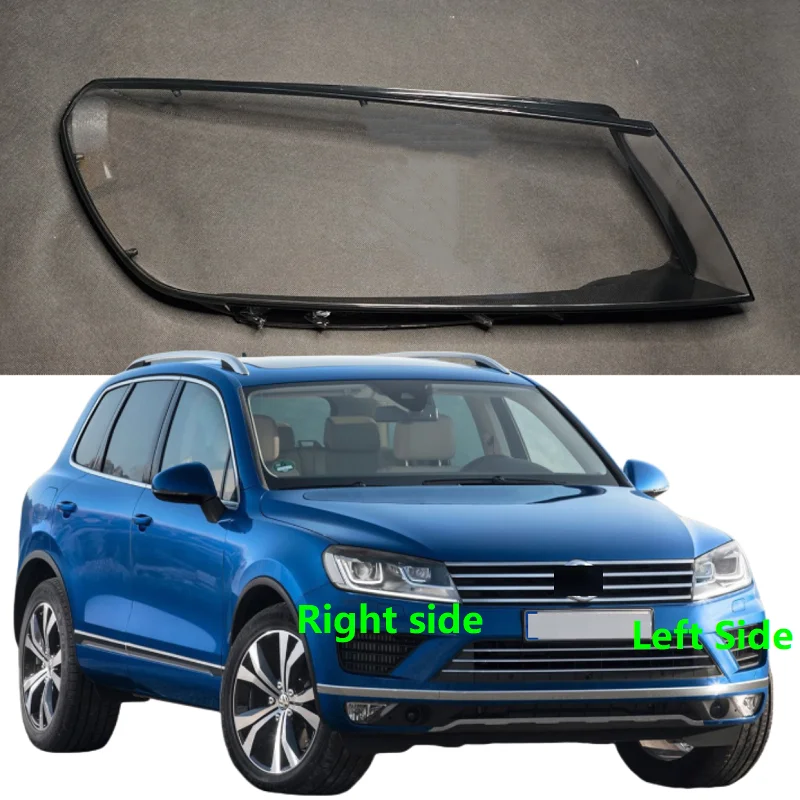 For VW Volkswagen Touareg 2016 2017 2018 Car Headlight Lens Shell Headlamp Cover Housing Transparent Lampshade Glass Lamp Shade 1