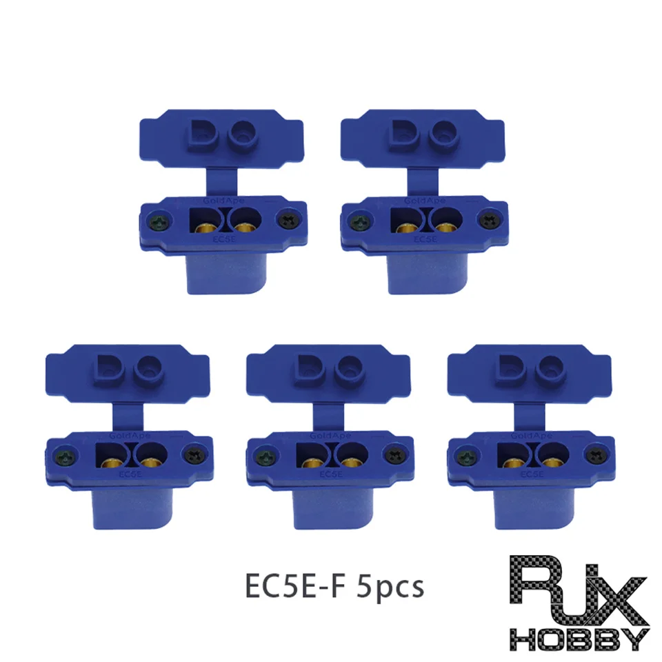 

RJXHobby 5 шт. EC5E Женская панель can фиксированная позолоченная Банановая заглушка разъем аккумулятора Пылезащитная Крышка для радиоуправляемого летательного аппарата дрона комплекты деталей