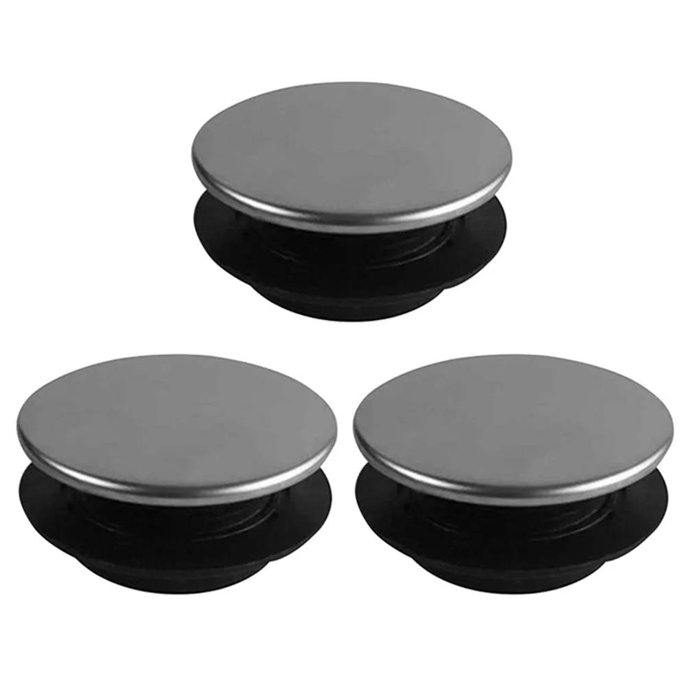 

Hole Drain Stopper Cover Kitchen Tap Sprayer Brushed Nickel Plate Bathroom Holes Covers Bath Stopper Gap