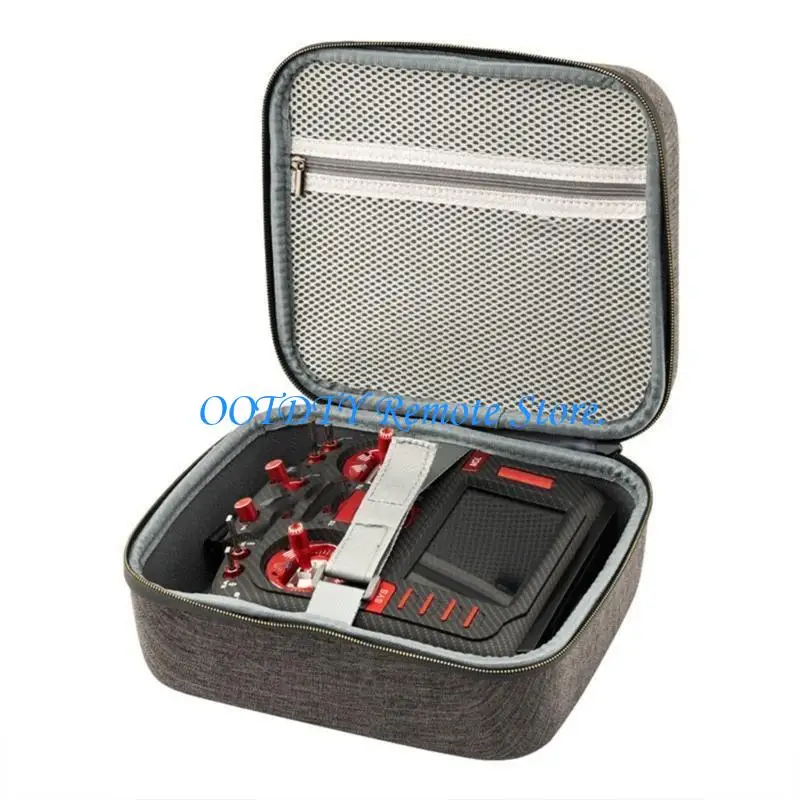 부드러운 라이닝이 있는 UAV 송신기 운반 케이스, TX12/TX16S 송신기용 안전 주최자 리모콘 보관 가방