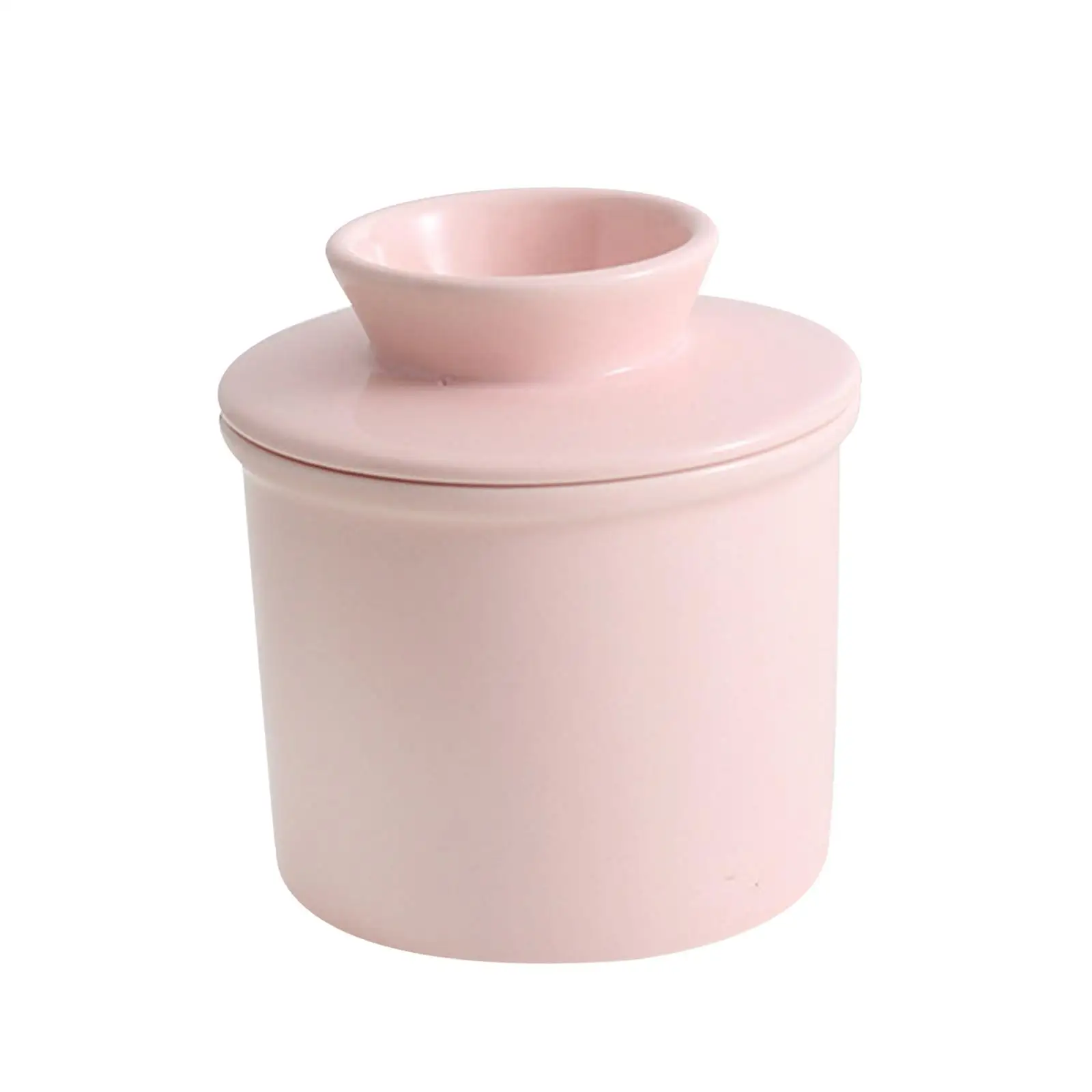 Porcelain Butter Crock Portable Multipurpose Large Capacity Housewarming Gift French Butter Dish Counter Hotels Restaurant