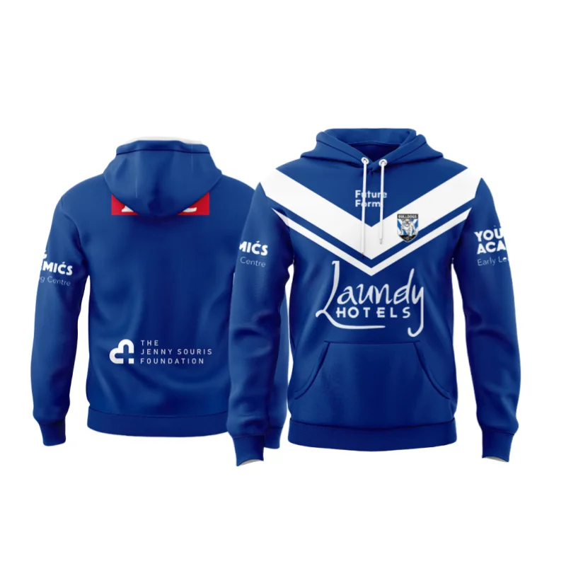 Canterbury Bankstown Bulldogs Elite Training Tee-Hoodie