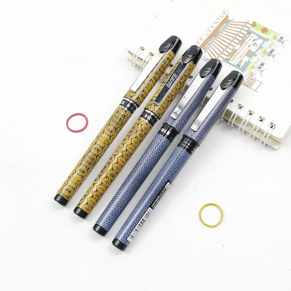 

Гелевая ручка 0,5 мм с черными/синими чернилами, высокое качество, очень хорошее письмо, гелевые чернила, ручки, офисные и школьные нейтральные ручки