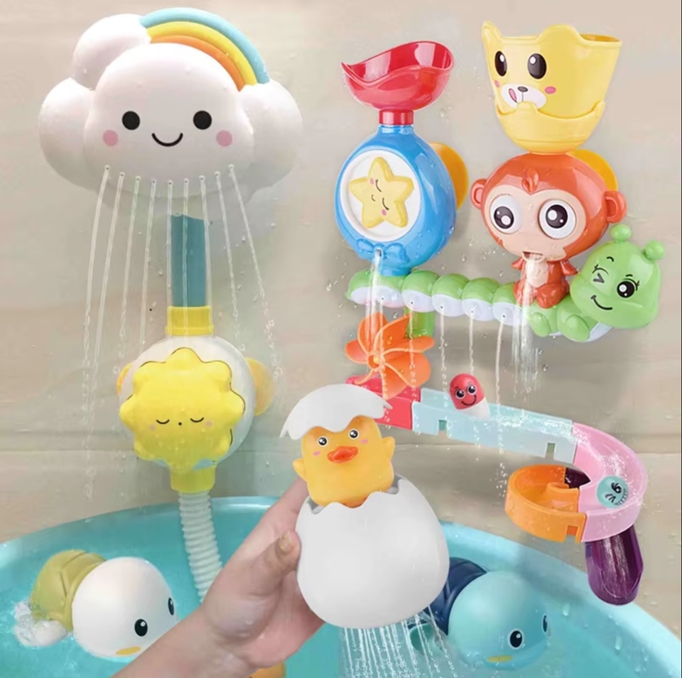 Baby Cartoon Monkey Classic Shower Bath Toy Animal Sprinkle Bathroom Swimming Bathing Shower Educational Toys For Kid Gift