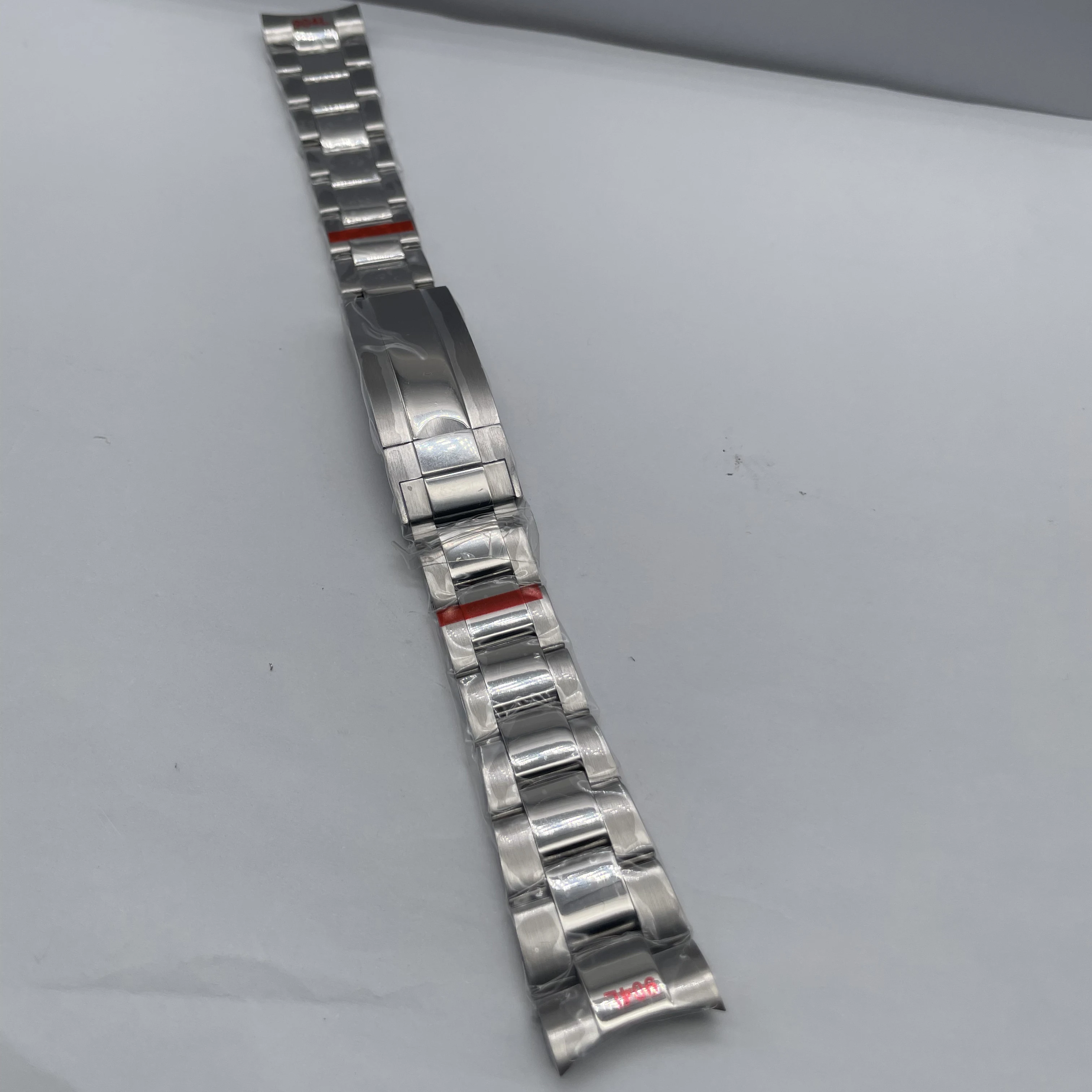 Swish 20mm Silver 904L Stainless Steel Watch Band Wrist Strap for SUB GMT Watch Case Mod Parts Accessories Bracelet Clasp Strap