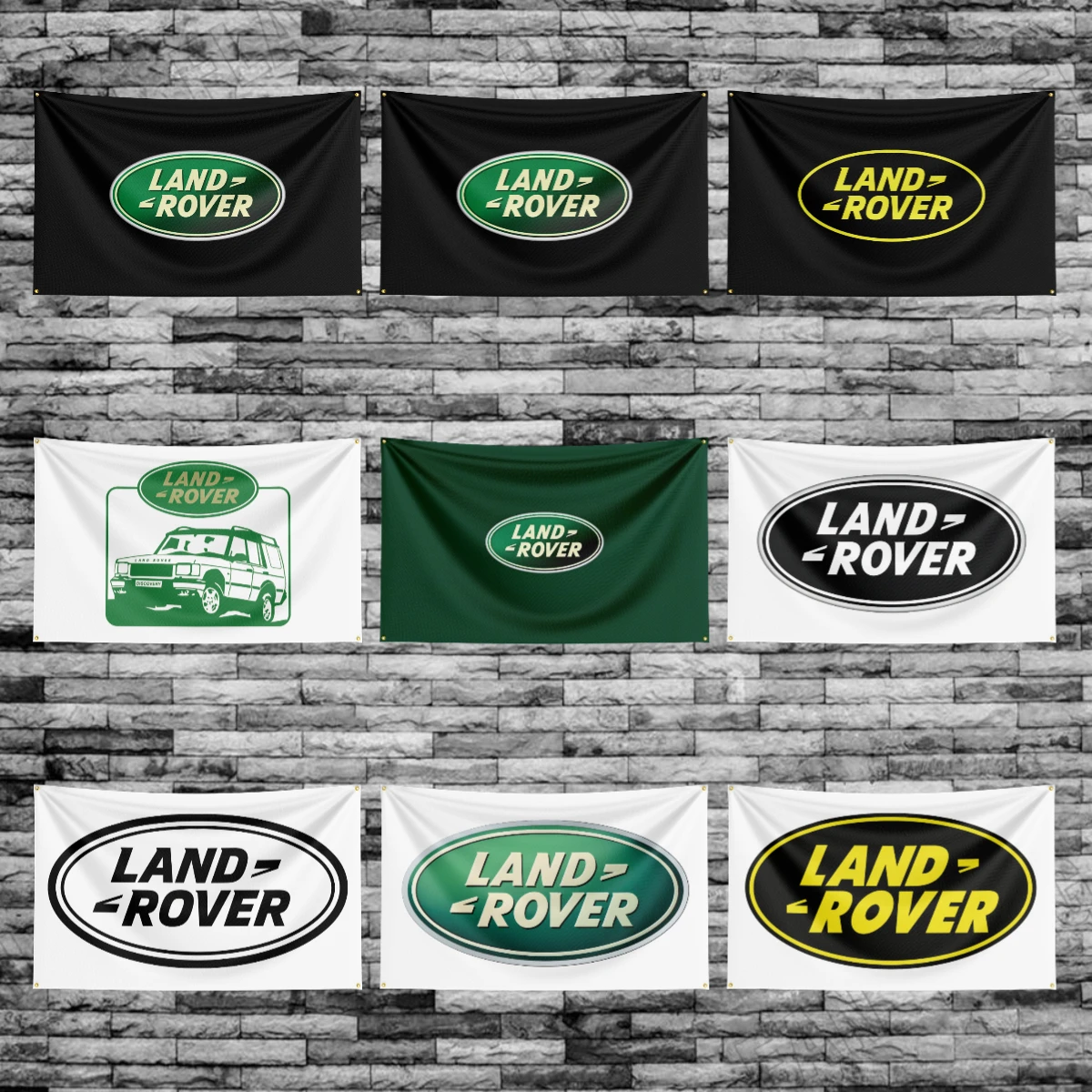 

3x5 Ft L-Land Rovers Flag Polyester Printed Car Flags for Room Garage Decor