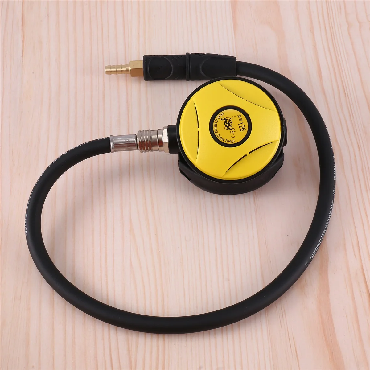 New Scuba Diving Diver Regulator Diving Snorkel Tube Snorkeling Equipment Pressure Reducer 2Nd Dive Regulator-Yellow