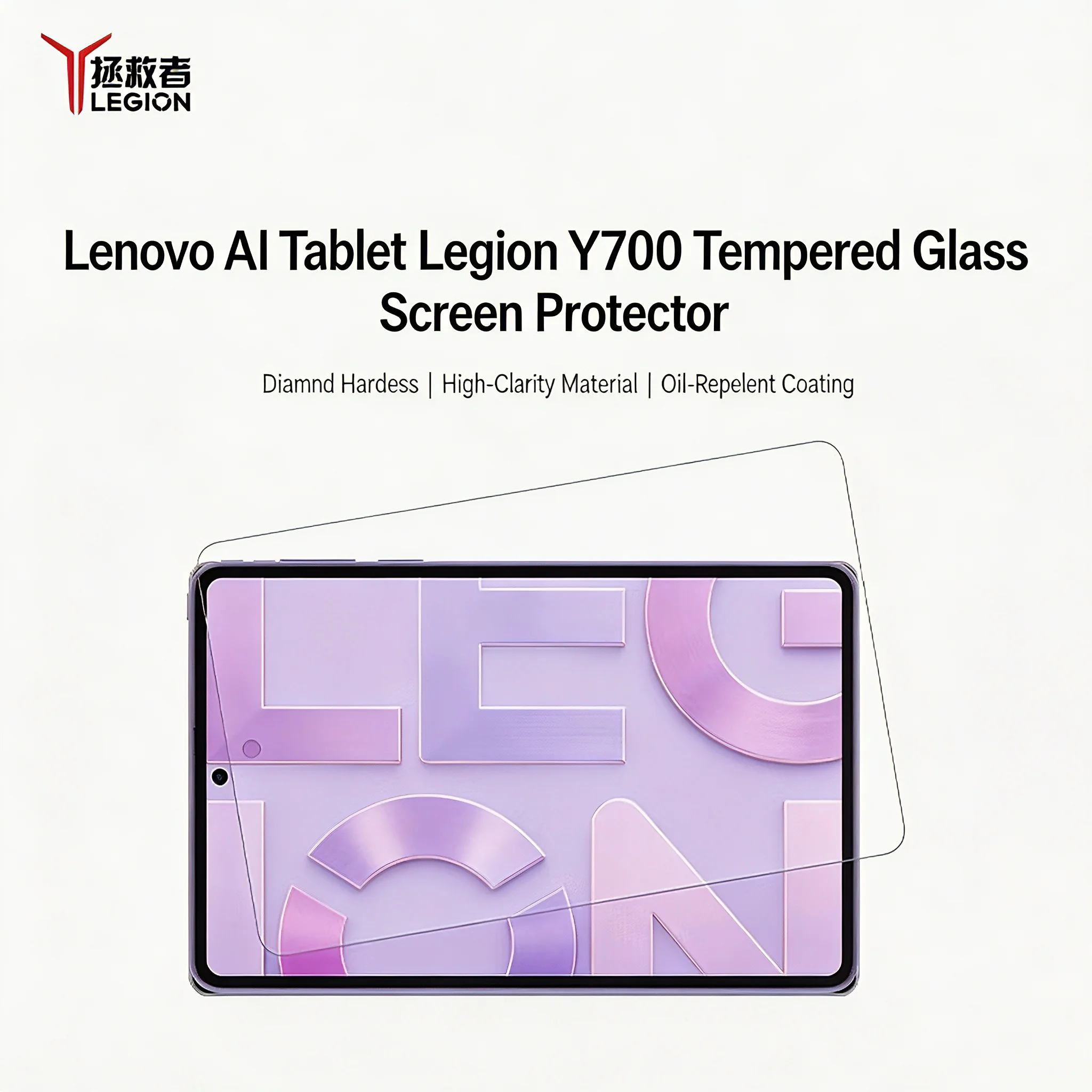 Premium Tempered Glass Screen Protector - High Clarity, Anti-Fingerprint, Oleophobic Coating, Easy Installation