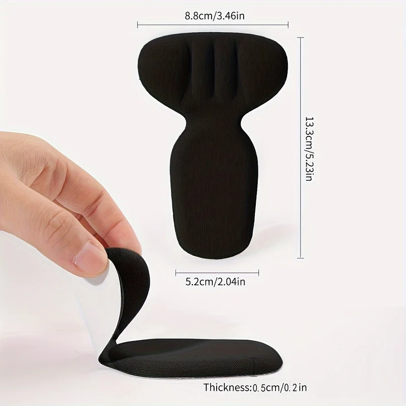 Double-Layer Thick T-Shaped Foam Heel Pad And Cup - Soft, Breathable,...