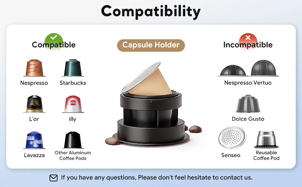 Description Picture 5 of item2in1 Portable Espresso Coffee Maker Machine Automatic Italian for Car & Home Compatible with Nexpresso Pod Capsule Coffee Powder