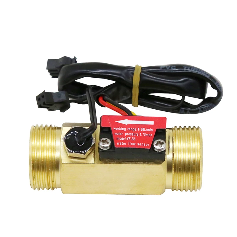 Turbina Flowmeter para Fluxo Médio Sensor de Fluxo de Água Hall Sensor Usado para Medir o Fluxo do Meio Dc518v 4