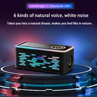 CRELANDER Y19 Speakers Wireless Charger Denoise HiFi Stereo Sound Equipment RGB LED Flashing Portable 5.3 Bluetooth Speaker 2