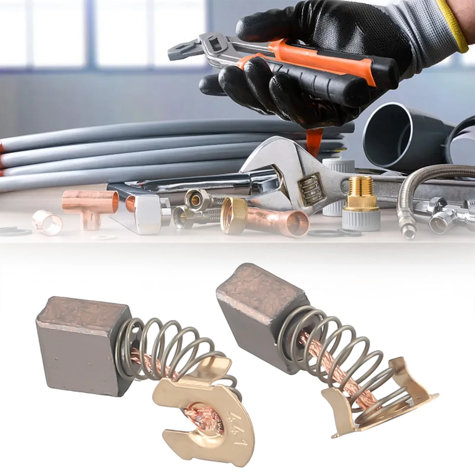 

2pcs Carbon Brushes For Makita 4334D Puzzle Angle Grinders Angle Grinder Polishing Machine Accessories