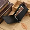 New Fashion Small Men's Leather Money Clip Wallet With Coin Pocket Card Slot Cash Holder ID Bag Magnet Hasp Mini Purse For Male 3