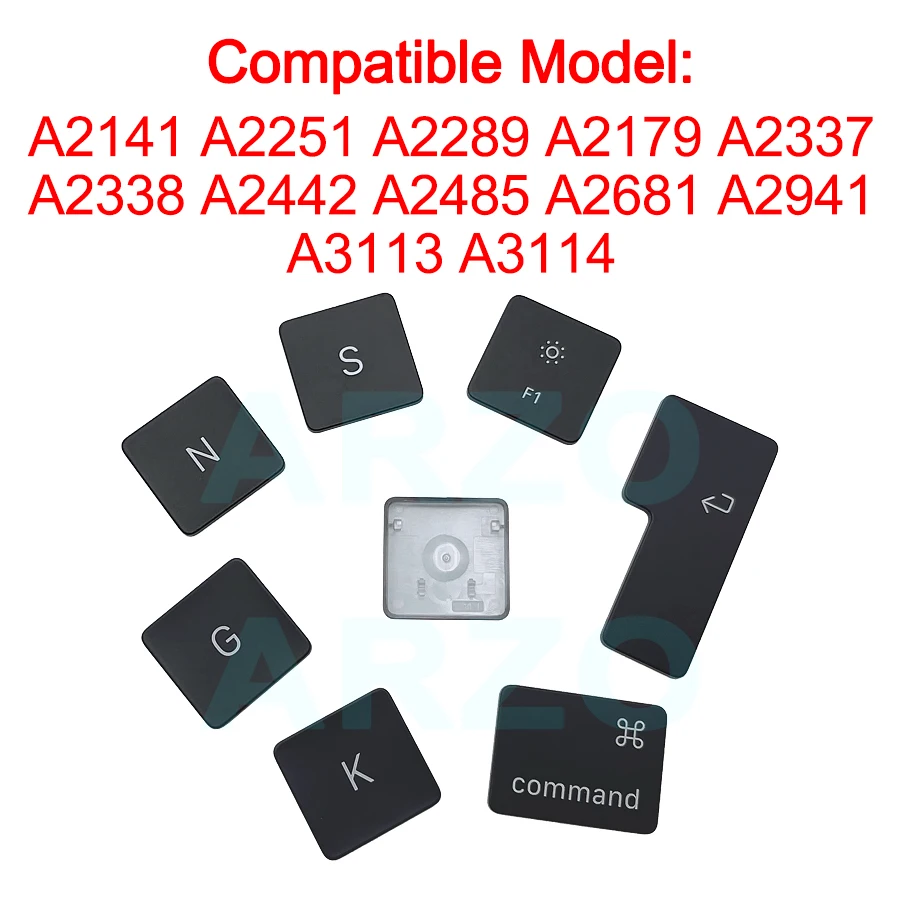 Enhanced Replacement Key Cap for MacBook Pro and Air - US/UK Layout