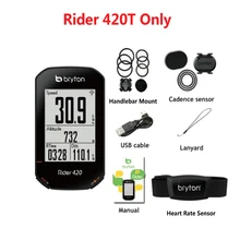Bryton Rider 420 GPS komputer nawigacja rowerowa Bluetooth ANT + wodoodporny bezprzewodowy czujnik rytmu komputera