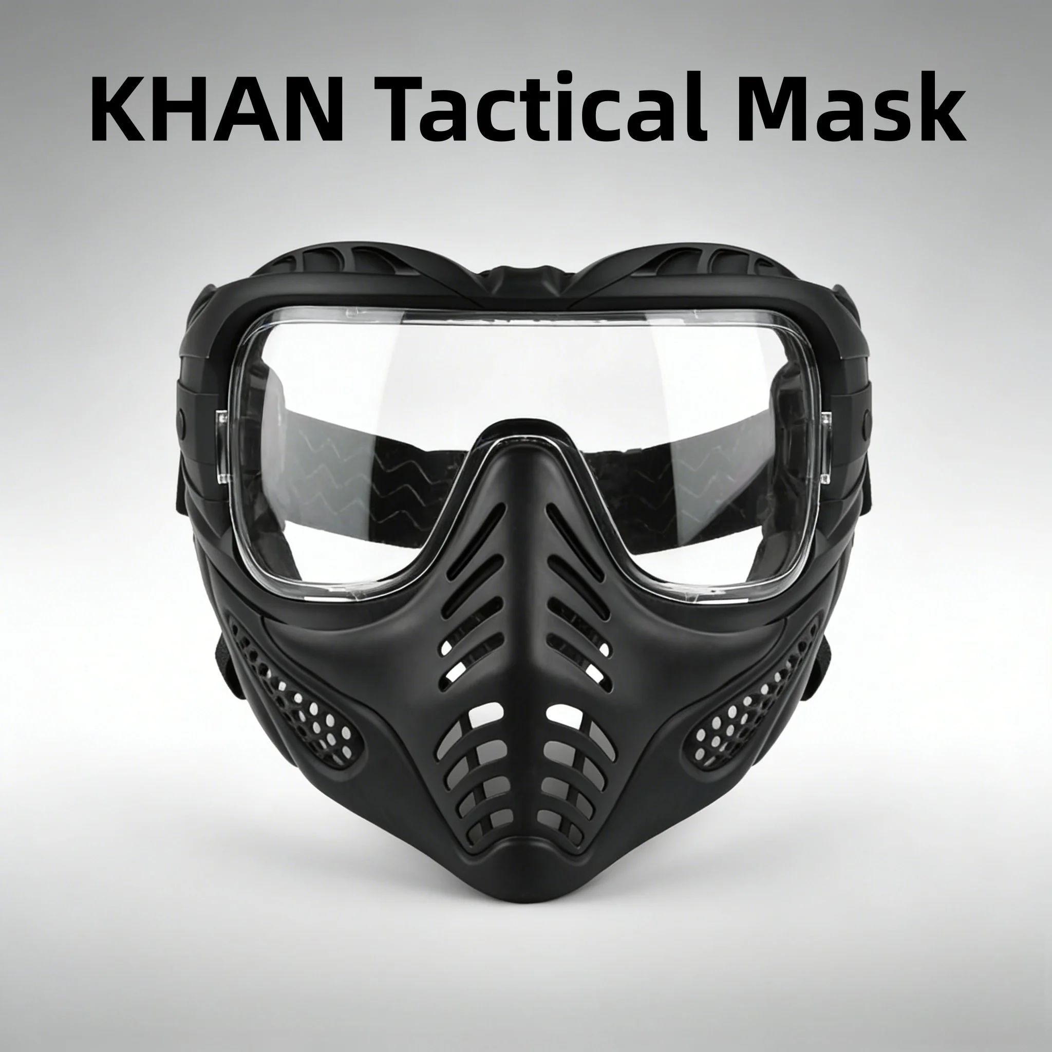 Windproof Full Face Mask with Goggles for Outdoor Sports and Tactical Activities