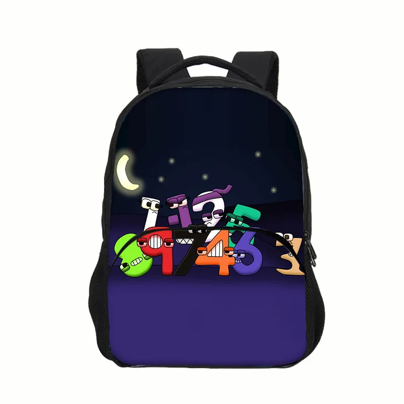 16inch Alphabet Lore Letter Legend School Bag Backpack Elementary School Students Kindergarten Backpack Kids Waterproof Knapsack 4