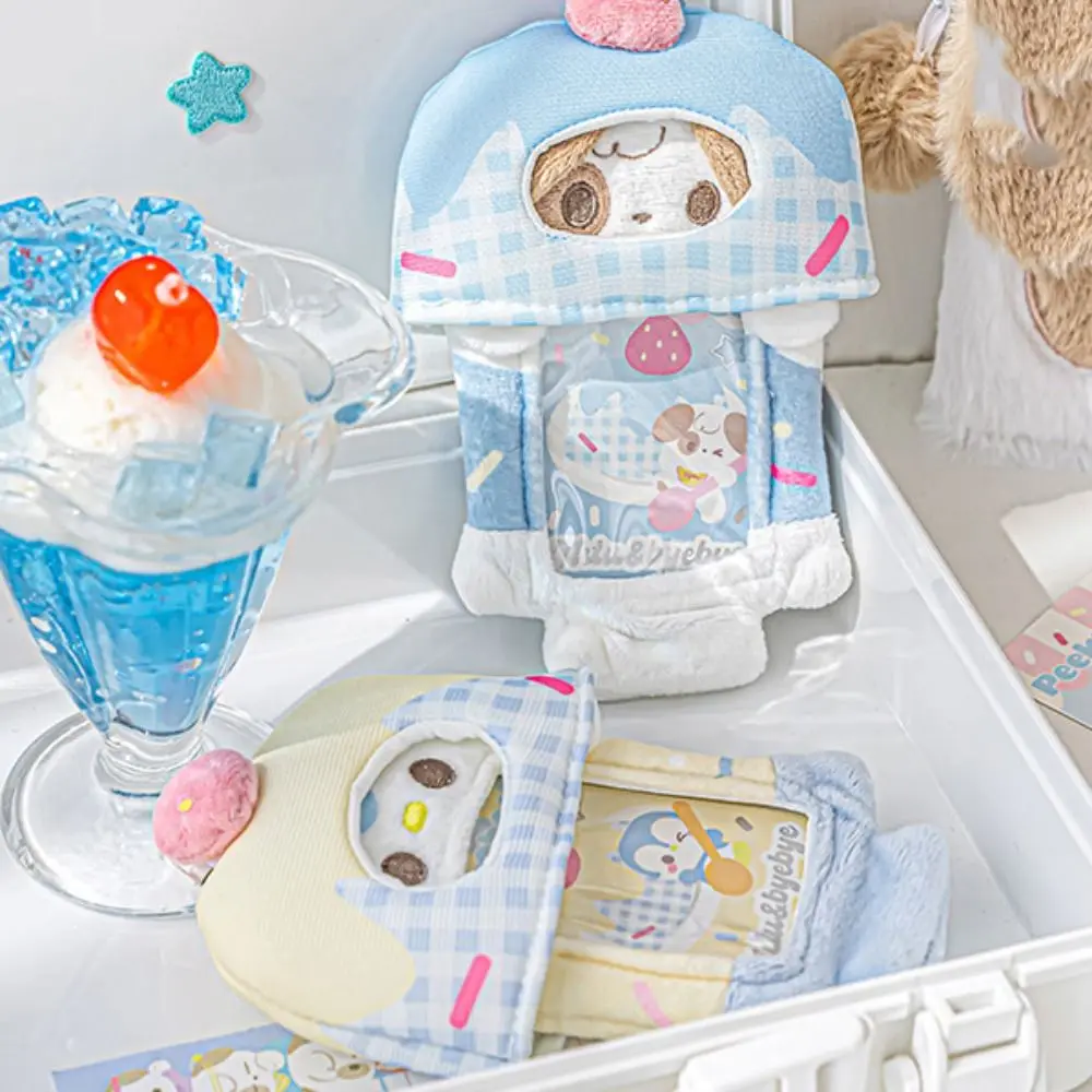 Cartoon Cat Animal Photocard Holder Korean Style Dog Plush Idol Photocard Holder Cute Kawaii Bus Card Student