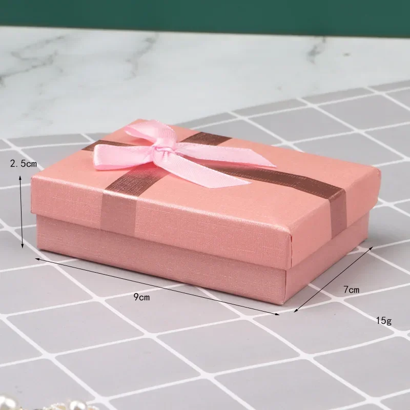 Velvet Metal Necklace Holder and Cardboard Jewelry Gift Box with Butterfly Bow – Sponge... - SKU VMNH1054 - UGI Packaging