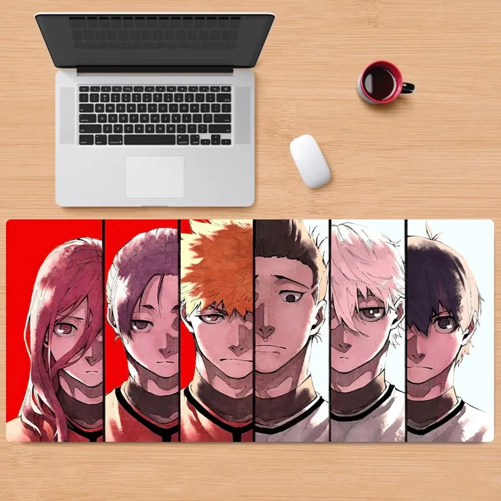 Anime BLUE LOCK Mouse Pad Non-slip Lockedge Office Student Gaming Thickened Large Writing Pad Cushion 4
