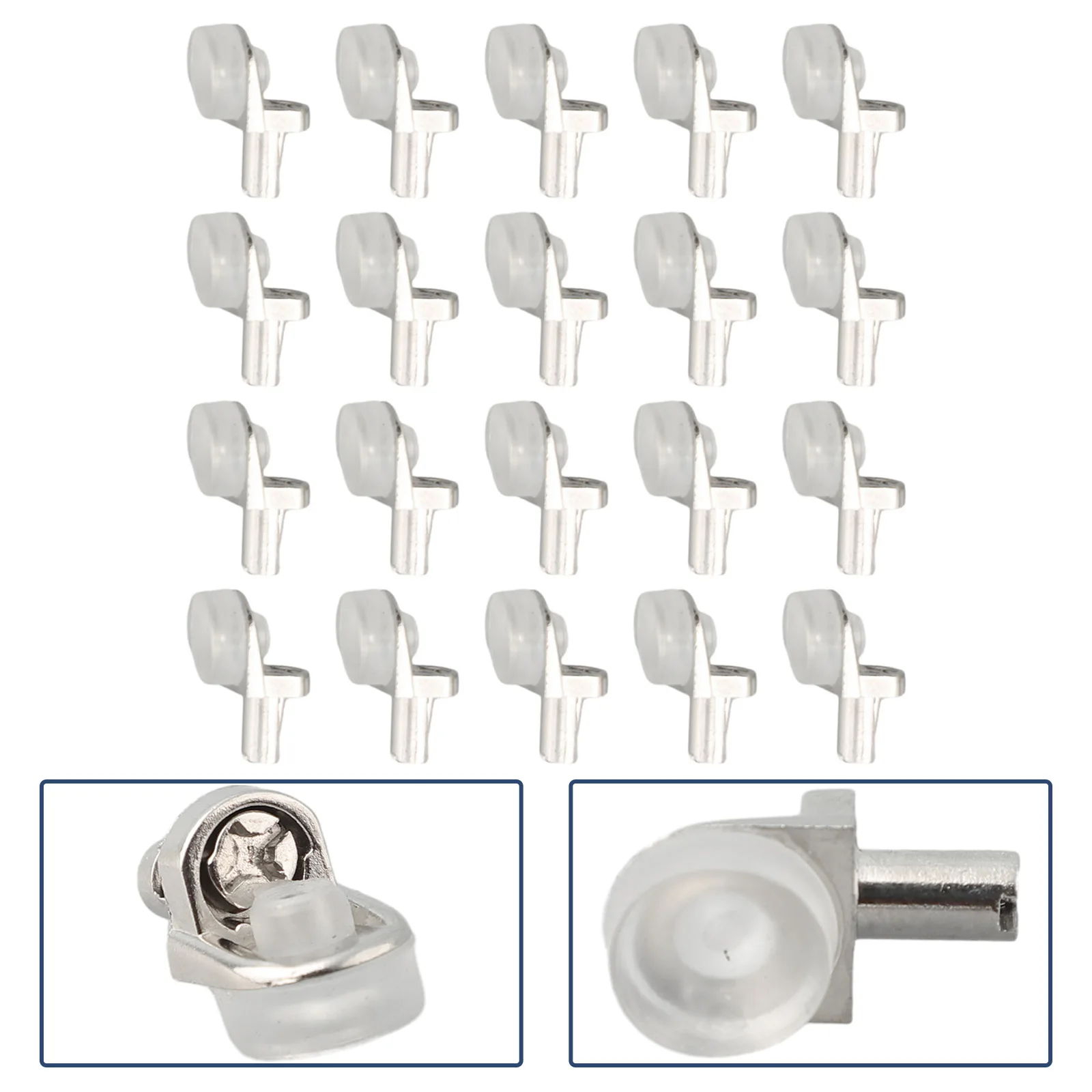 

20pcs Kitchen Cabinet Shelf Supports Pegs Laminate Support Cabinet Wardrobe Shelves Glass Plate Support Furniture Hardware