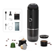 Portable 2 In1 Espresso Machine, Compatible Capsules and Ground Coffee,19 Bar Pressure,Perfect for Kitchen Travel,Camping 1