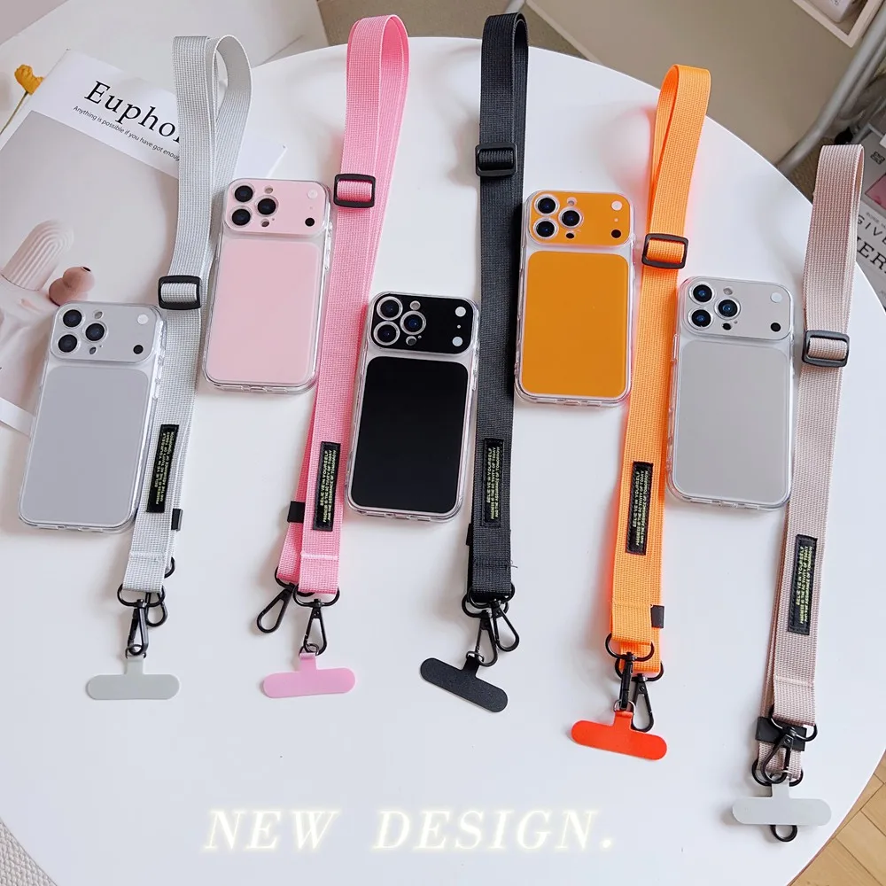 Adjustable Lanyard Crossbody Neck Cord Wrist Strap Silicone Shockproof Phone Case