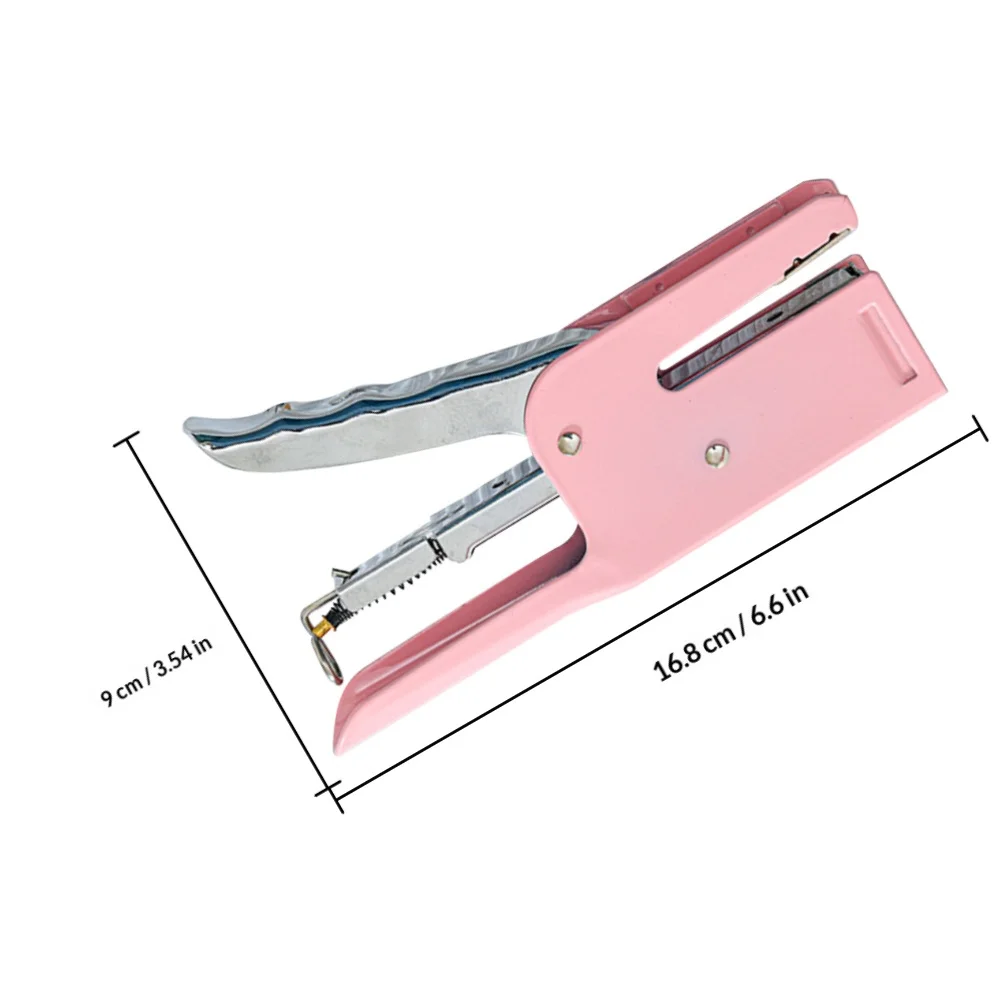 핸드 스테이플러 전문가용 금속 다기능 사무용 파일 스테이플링 도구 소형 재사용 가능 일상용 편리한 가정 학교용
