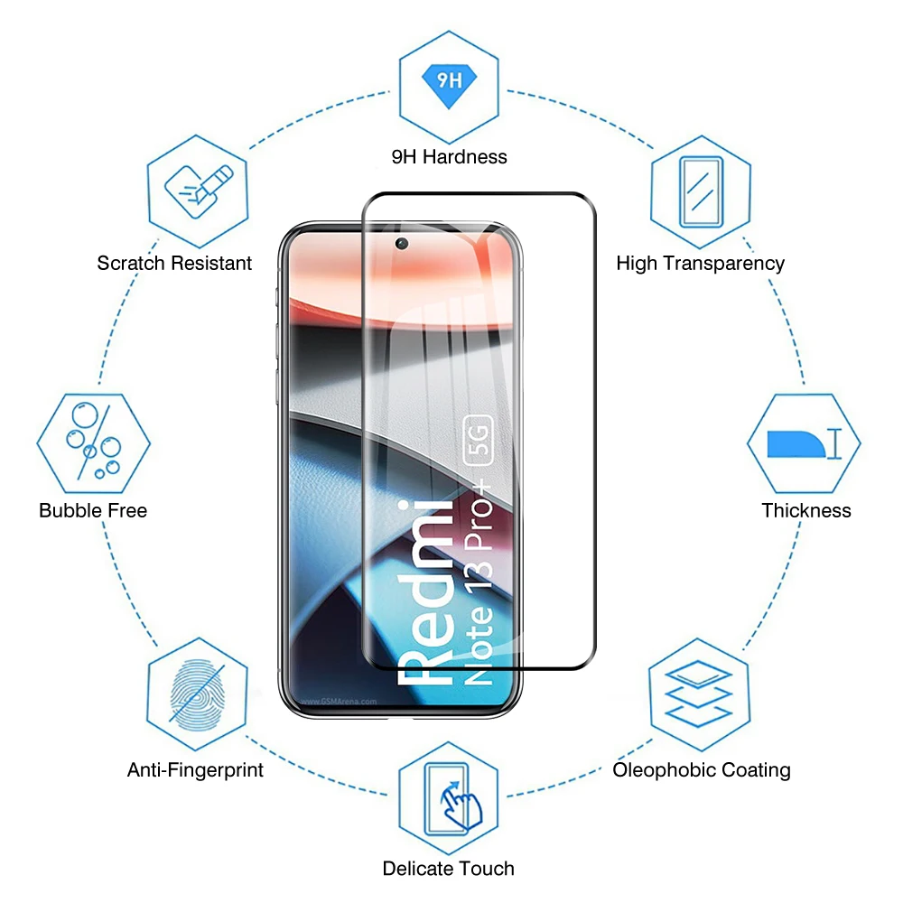 2-Pack Curved Tempered Glass Screen Protector