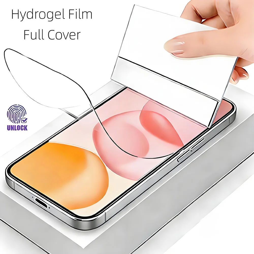 Premium Hydrogel Film Screen Protectors - Soft and Durable Shield for Smartphones (1-5 Pack)