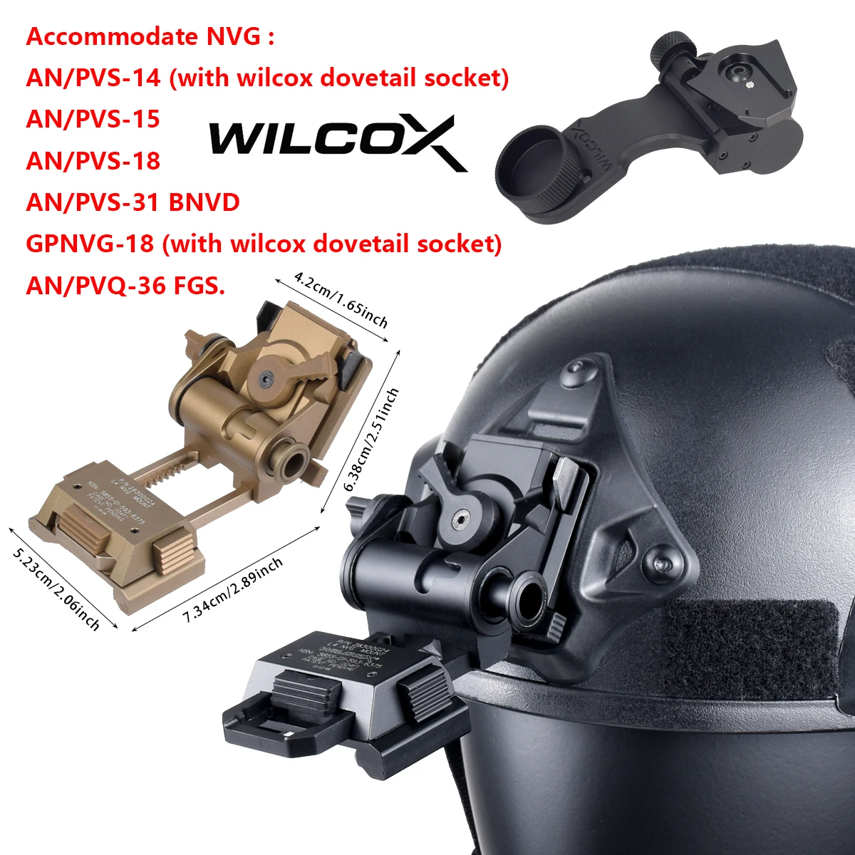 Night Vision Goggle Mount System for Hunting