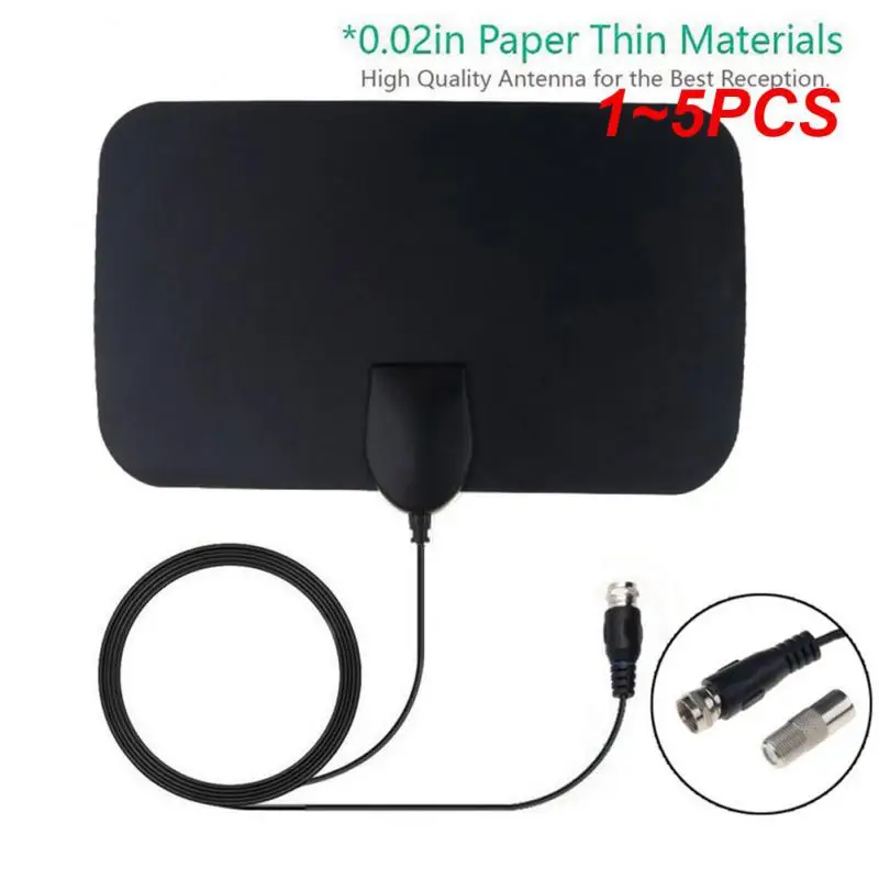 

1~5PCS Miles Range TV Antenna Digital Antena Indoor HDTV 1080P 4K 13ft Cable DVB-T2 4K Antena Local Channel Broadcast